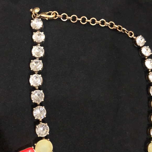 J. Crew Rare Statement Necklace Turquoise Coral - Picture 3 of 4